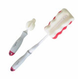 Bottle & Nipple Brush Set, Red - Spectra