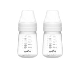 Wide Neck Storage Bottles 2pack, White -  Spectra