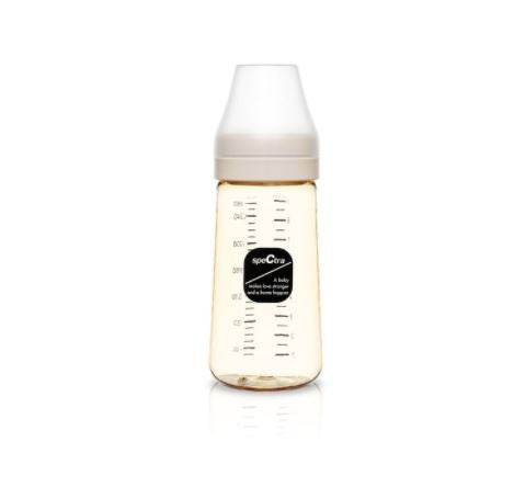 All New Baby Bottle PPSU 260ml, Yellow  - Spectra