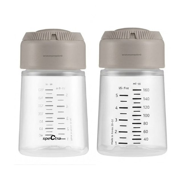 Bottles for Breast Milk Storage with Airtight Date Caps -  Spectra